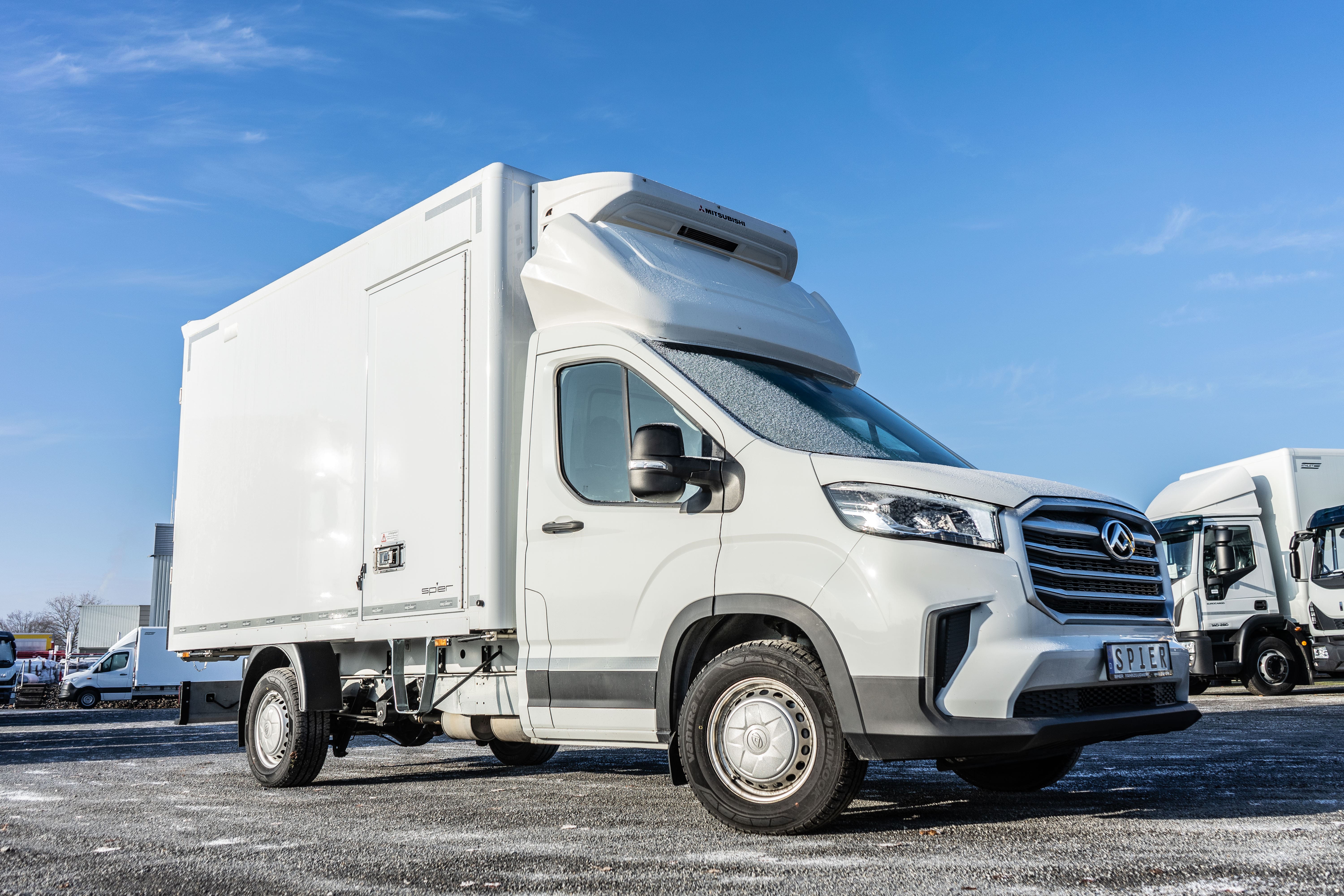 Bild SAIC MAXUS Deliver 9 mit SPIER Athlet Thermo Kühl-Kofferaufbau