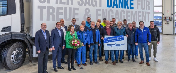 Ehrungen bei SPIER SPIER Fahrzeugwerk